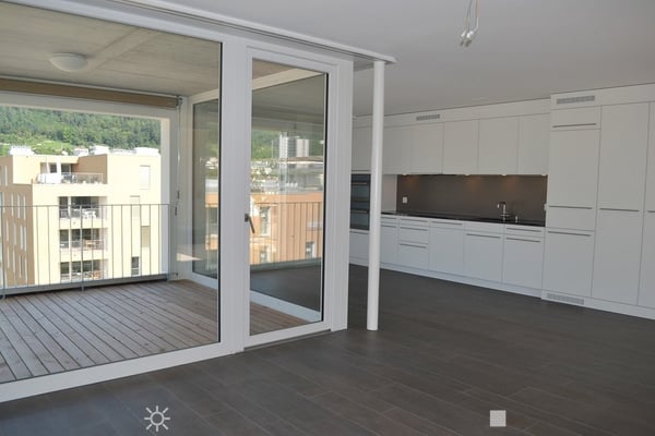 3.5-Zimmer-Attikawohnung mit grosser Terrasse (Blick auf Schüssinsel) 4