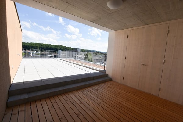3.5-Zimmer-Attikawohnung mit grosser Terrasse (Blick auf Schüssinsel) 1