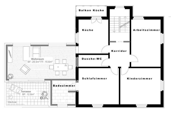 Charmante 4.5-Zimmer-Altbauwohnung in Kreuzlingen – frisch renoviert & sofort verfügbar 17