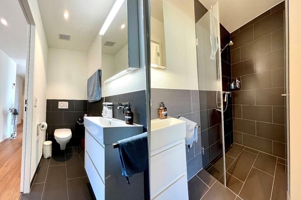 Moderne, Licht durchflutete und ruhige 1.5-Zimmer-Attikawohnung mit grosser Terrasse 9