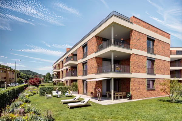 Moderne 1.5-Zimmer-Neubau-Attikawohnung mit grosszügiger Terrasse in Rekingen AG 5