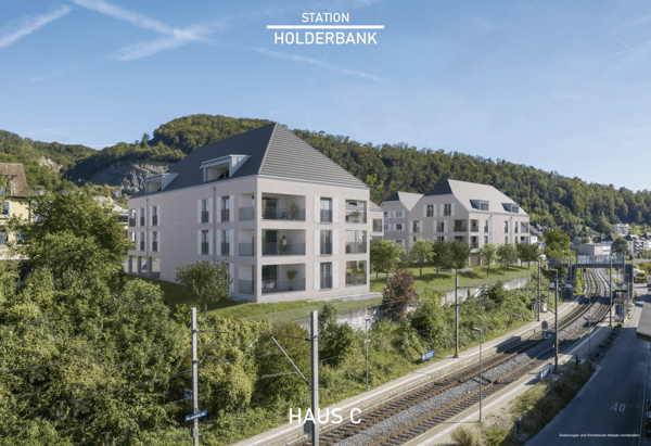 Moderne 2.5-Zimmer-Wohnung mit Balkon und Talblick – Neubau 2024 2