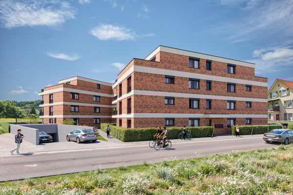 Moderne 1.5-Zimmer-Neubau-Attikawohnung mit grosszügiger Terrasse in Rekingen AG 2