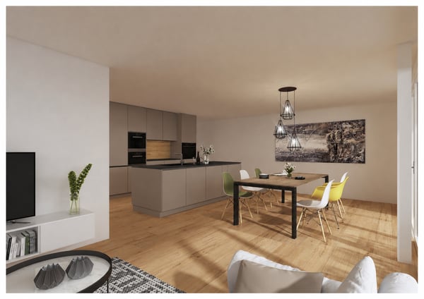 Wohnen der Extraklasse – exklusive 3.5-Zimmer-Terrassenwohnung am Buechenberg 1