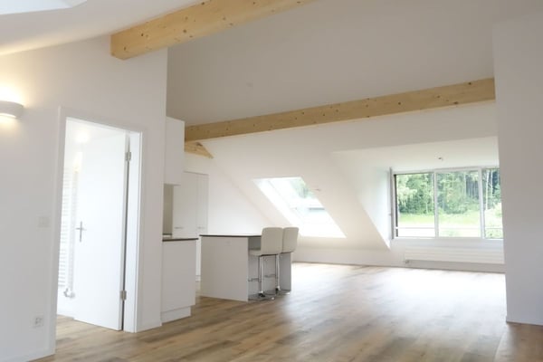 Moderne Dach Loft Wohnung mit Sicht ins Grüne 4