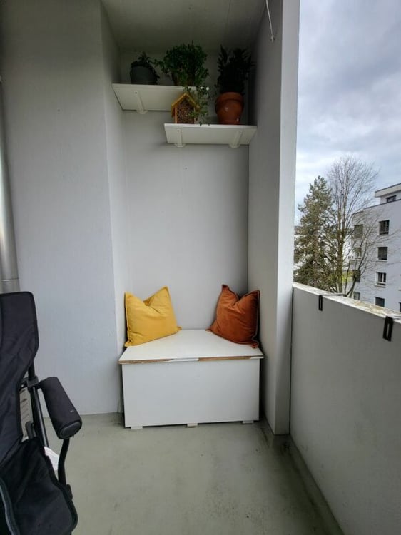 1.0 Zi.-Wohnung, funktionaler Grundriss mit Balkon 4