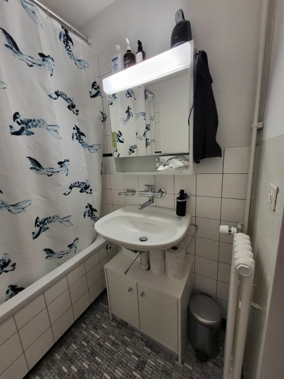 1.0 Zi.-Wohnung, funktionaler Grundriss mit Balkon 3