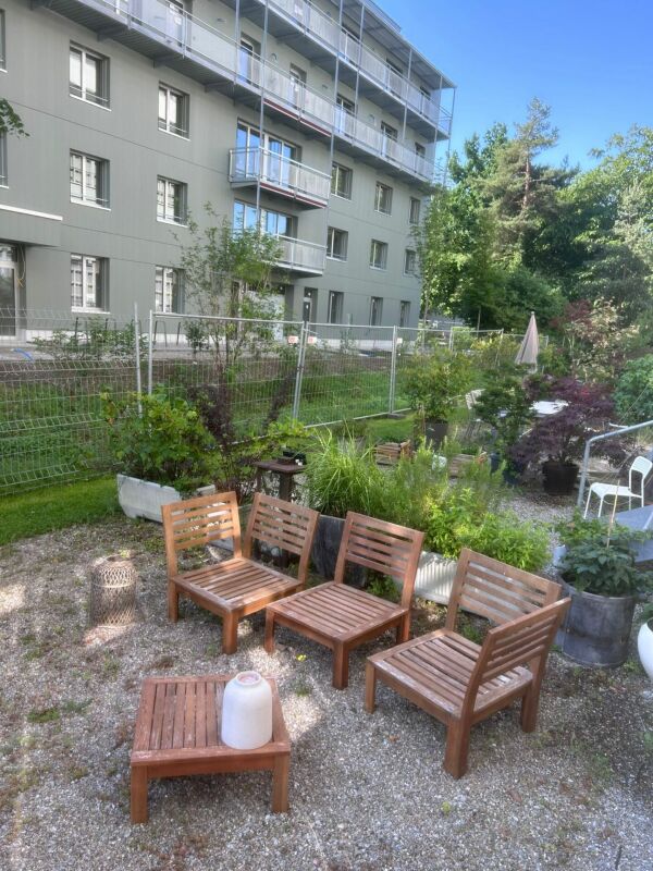 Urbanes Wohnen 2.5-Zimmer Gartenwohnung mit privatem Aussenbereich, Schlotterbeck-Areal, Zürich Kreis 3