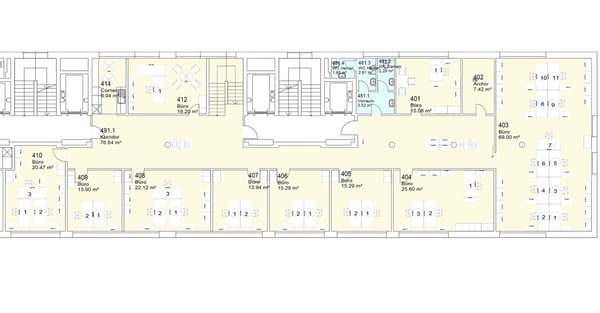 Affittasi da maggio 2026 uffici di 600m2 suddivisi su due piani 15