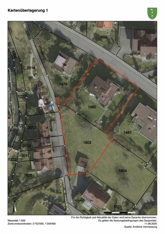 Villa mit Seesicht und mit separatem Bauland an sehr guter Lage. 9