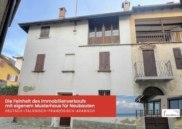 Eck Haus mit Baubewilligung für 2 Wohnungen - Casa d'angolo con concessione edilizia per 2 appartamenti 2