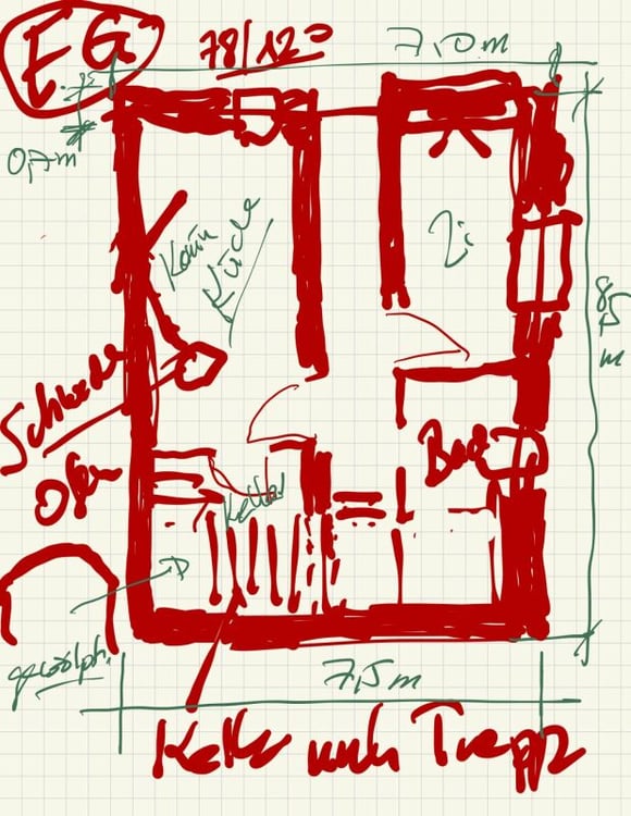 Eck Haus mit Baubewilligung für 2 Wohnungen - Casa d'angolo con concessione edilizia per 2 appartamenti 16