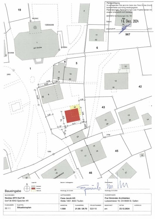Schmuckes Appenzeller MFH mit Baulandreserve für EFH 9