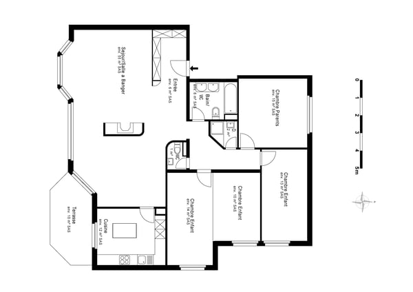 Appartement au rez-de-chaussée avec vue imprenable sur les préalpes 12