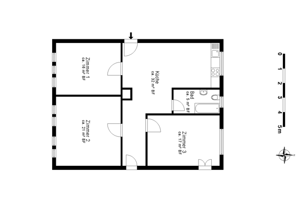 Mehrfamilien-Chalet mit 3 Wohnungen und idyllischer Bergsicht 10