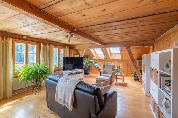 Simmentaler Bauernhaus mit zwei Wohnungen und freier Bergsicht 3