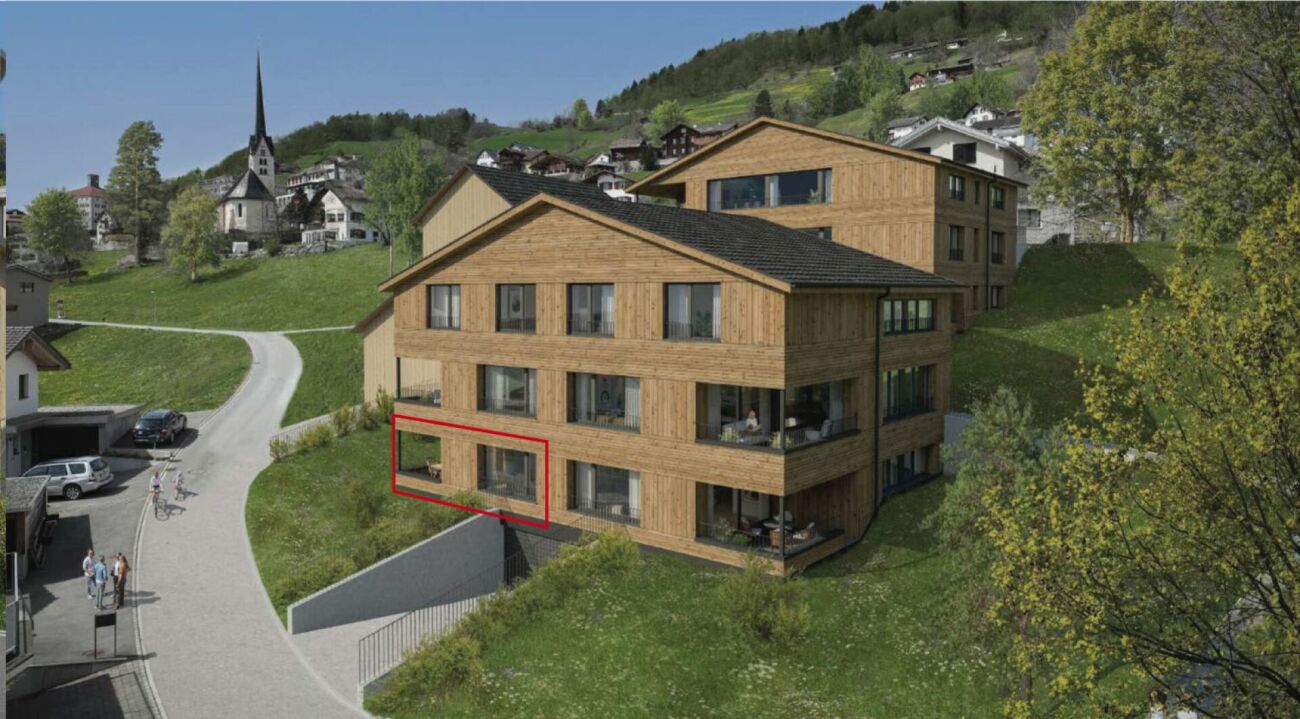 3½-Zimmer-Neubauwohnung mit Garten im Projekt PRADA, Seewis