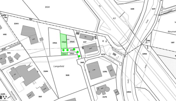 Bauland Arbeitszone inkl. Projekt 1