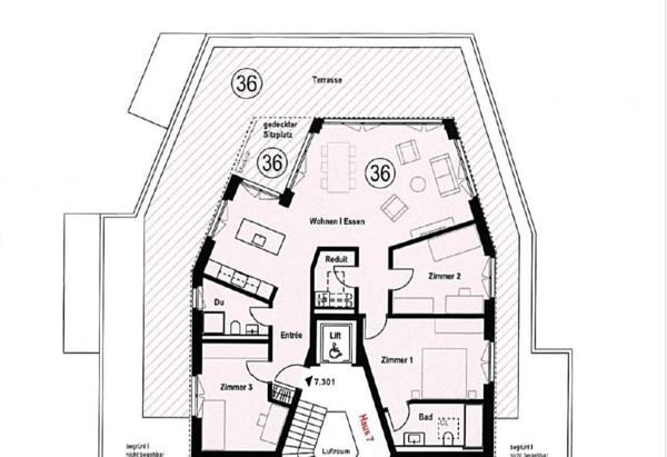 Exklusive Neubau-Attikawohnung mit Weitsicht inklusive zwei Parkplätze 5
