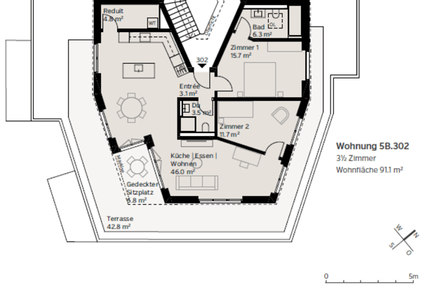 Neubau-Attikawohnung 7