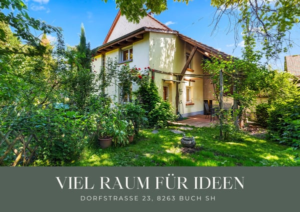 Eckhaus mit Scheune, Stall und Garten: bezahlbares Ausbaupotenzial in Buch SH 1