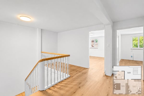 Erstbezug mit Hausgefühl, sanierte 3.5 Zimmer Maisonettewohnung mit Sitzplatz 10