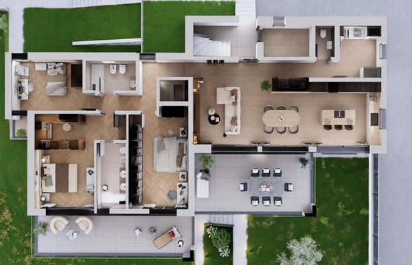 Residenza Le Gemme - Appartamento Piano Primo con grandi terrazze 17
