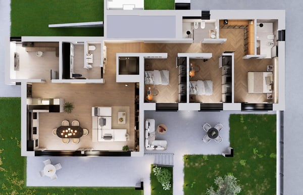 Residenza Le Gemme - Appartamento PT con giardino privato 23