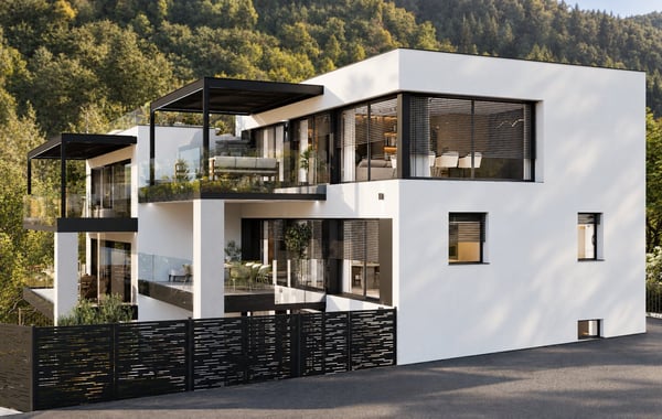 Residenza Le Gemme - Esclusivo Appartamento Attico con grandi terrazze e vista lago
