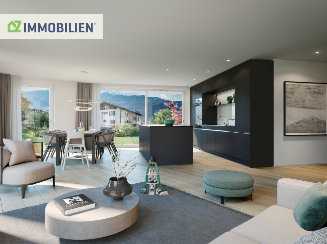 Exklusive Gartenwohnung mit viel Privatsphäre - 5.5 Zimmer in Trimmis