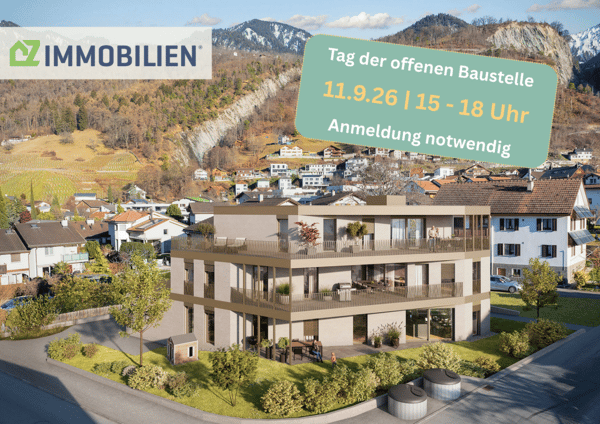 Exklusive Gartenwohnung mit viel Privatsphäre - 5.5 Zimmer in Trimmis
