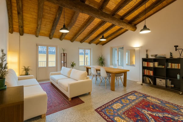 Appartamento all’ultimo piano nel nucleo storico a Mendrisio 1