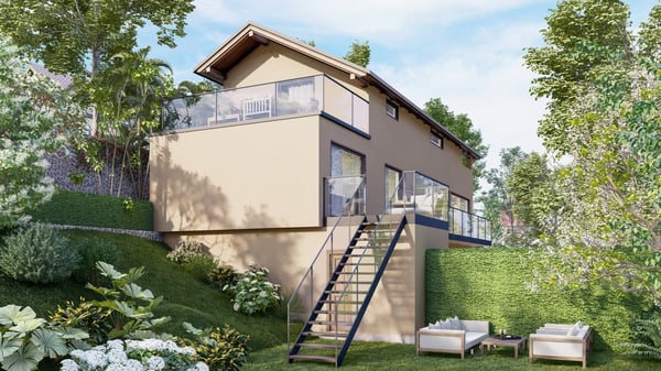 Appartamento 1 locali con giardino ad Agno 5