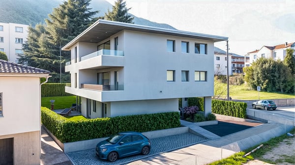 Appartamento con giardino in costruzione a Rivera 7