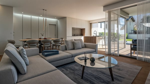 Appartamento con giardino in costruzione a Rivera 1