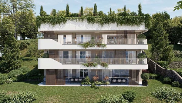 Nuovo appartamento vista lago con giardino a Capolago 6