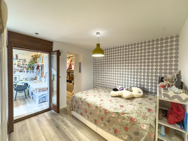 Casa gemella vista lago con giardino a Bissone 6