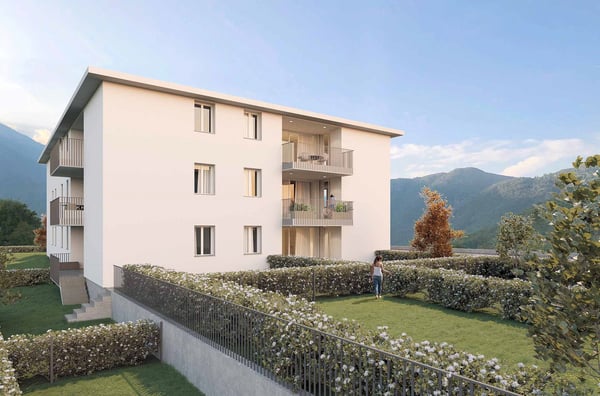 Appartamento con giardino in vendita a Rivera 2