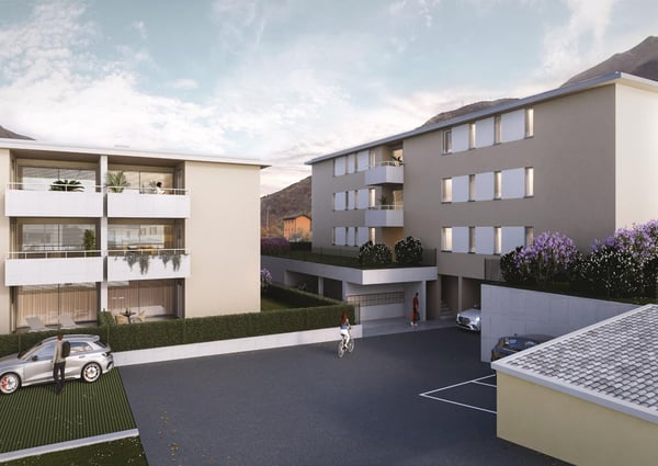 Appartamento con giardino in vendita a Rivera 5