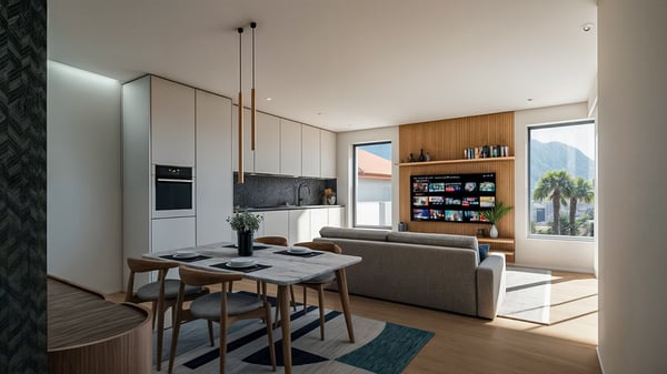 1.5 locali di nuova costruzione a Rivera 1