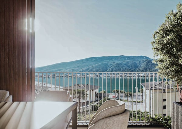 Appartamento vista lago con giardino a Capolago 5