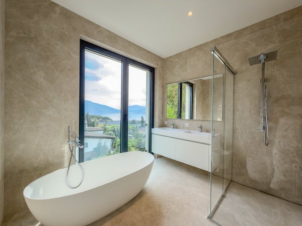 Attico di lusso 4.5 locali vista lago a Bissone 8