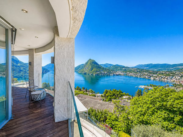 Appartamento duplex di lusso vista lago ad Aldesago 12