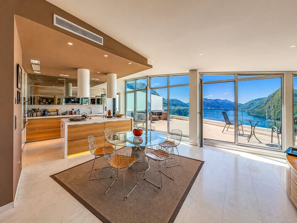 Appartamento duplex di lusso vista lago ad Aldesago 3