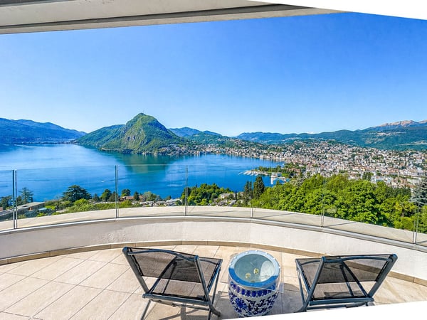 Appartamento duplex di lusso vista lago ad Aldesago 5