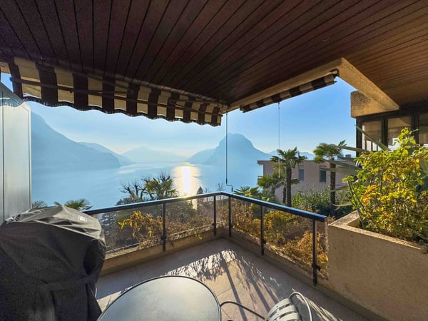5.5 locali duplex vista lago a Castagnola 7