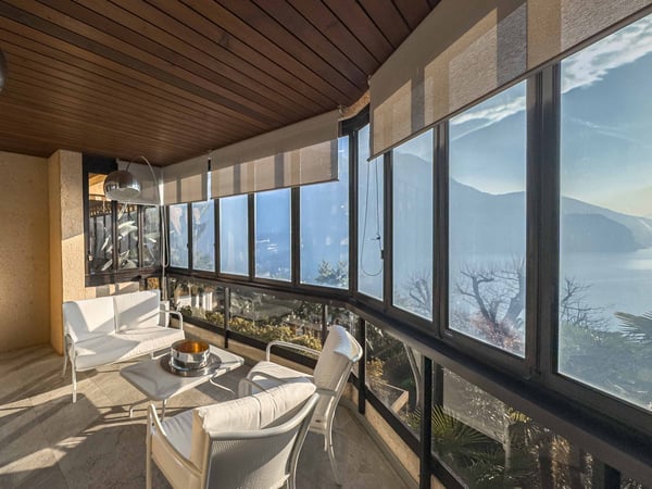 5.5 locali duplex vista lago a Castagnola 2
