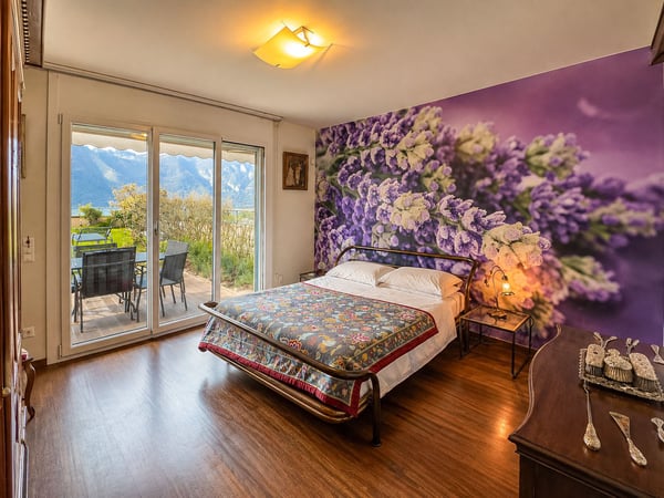 Appartamento vista lago con giardino a Bissone 4