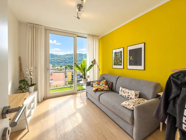 Casa a schiera con giardino ad Agno 5