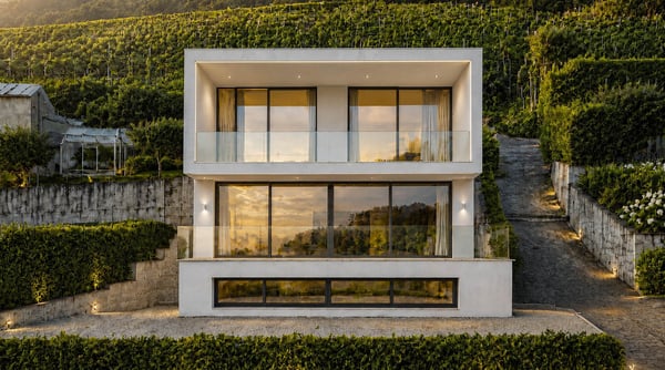 Villa vista lago in costruzione a Brusino Arsizio 4